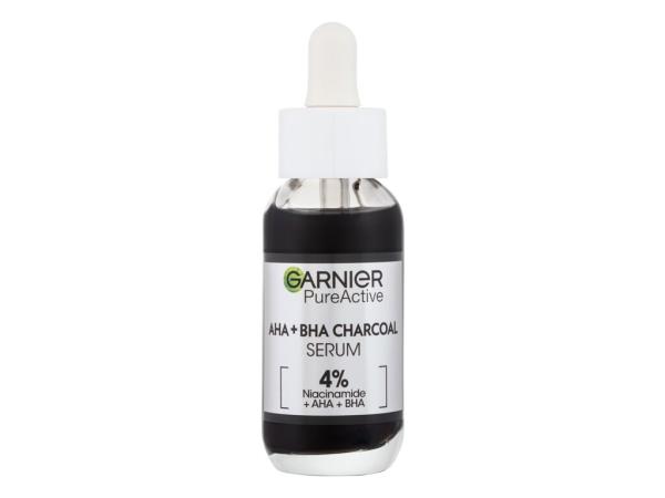 Garnier AHA + BHA Charcoal Serum Pure Active (U)  30ml, Pleťové sérum