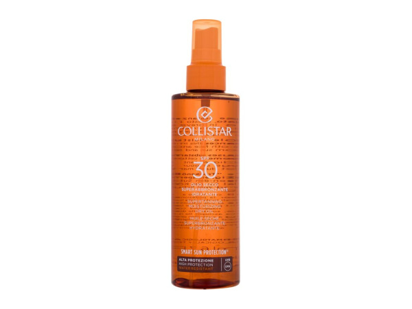 Collistar Supertanning Moisturizing Dry Oil (W) 200ml, Opaľovací prípravok na telo SPF30