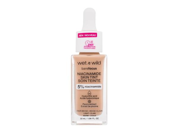 Wet n Wild Bare Focus Niacinamide Skin Tint Light (W) 32ml, Make-up