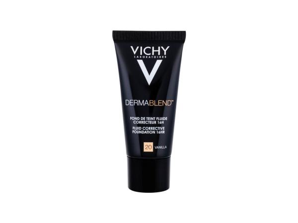 Vichy Dermablend Fluid Corrective Foundation 20 Vanilla (W) 30ml, Make-up SPF35