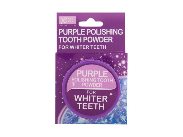Xpel Purple Polishing Tooth Powder (U) 30g, Bielenie zubov