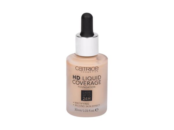 Catrice HD Liquid Coverage 030 Sand Beige (W) 30ml, Make-up 24H
