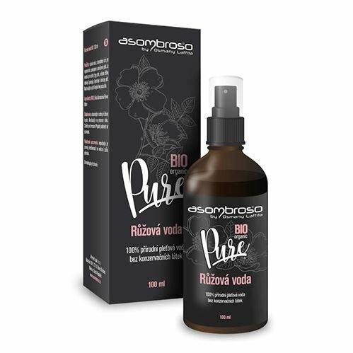 Asombroso Rosewater Pure BIO (W) 100ml, Pleťová voda a sprej