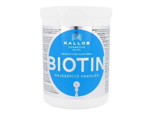 Kallos Cosmetics Biotin (W) 1000ml, Maska na vlasy