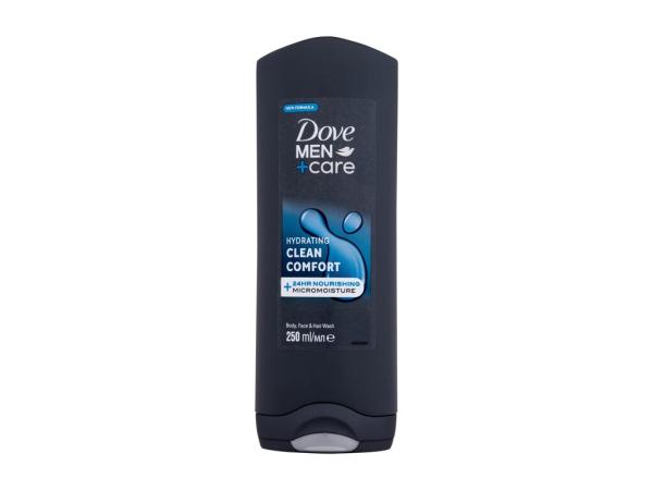 Dove Hydrating Clean Comfort Men + Care (M)  250ml, Sprchovací gél