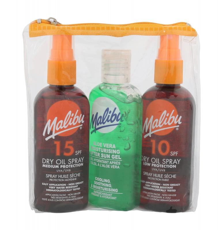 Malibu Dry Oil Spray (W) 100ml, Opaľovací prípravok na telo SPF15