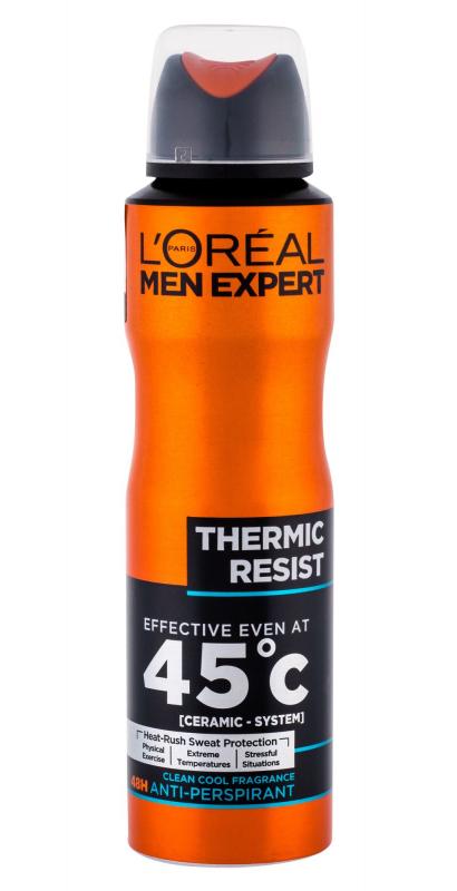 L´Oréal Paris Thermic Resist Men Expert (M)  150ml, Antiperspirant