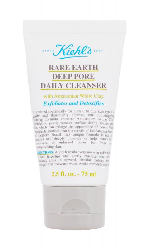 Kiehl´s Deep Pore Daily Cleanser Rare Earth (W)  75ml, Čistiaci gél