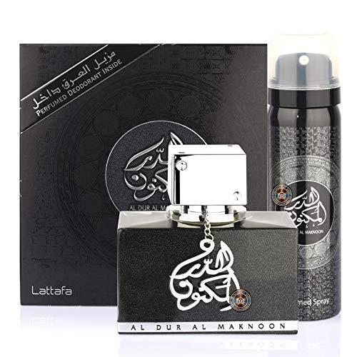 Lattafa Al Dur Al Maknoon Silver EdP 100ml + 50ml Deodorant (M)