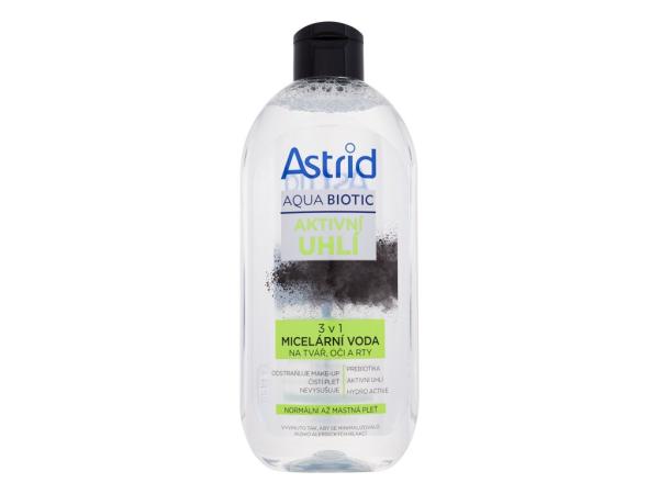 Astrid Active Charcoal 3in1 Micellar Water Aqua Biotic (W)  400ml, Micelárna voda