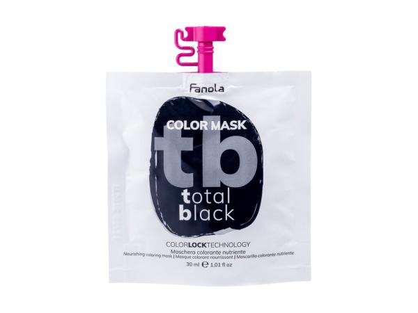 Fanola Color Mask Total Black (W) 30ml, Farba na vlasy