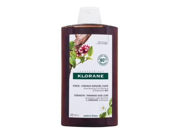 Klorane Organic Quinine & Edelweiss Strength - Thinning Hair, Loss (W) 400ml, Šampón