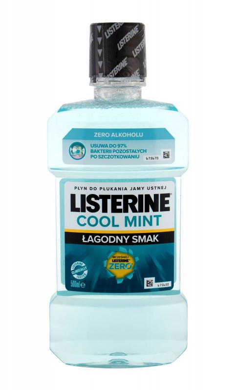 Listerine Cool Mint Zero Mouthwash (U)  500ml, Ústna voda
