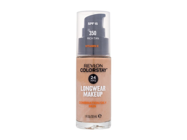 Revlon Colorstay Combination Oily Skin 350 Rich Tan (W) 30ml, Make-up SPF15