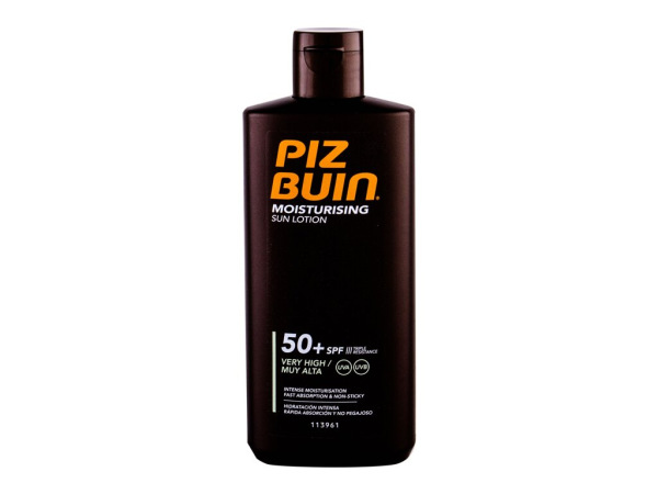 PIZ BUIN Moisturising Sun Lotion (U) 200ml, Opaľovací prípravok na telo SPF50+