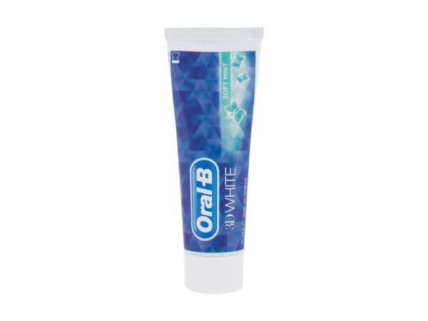 Oral-B 3D White (U) 75ml, Zubná pasta Soft Mint