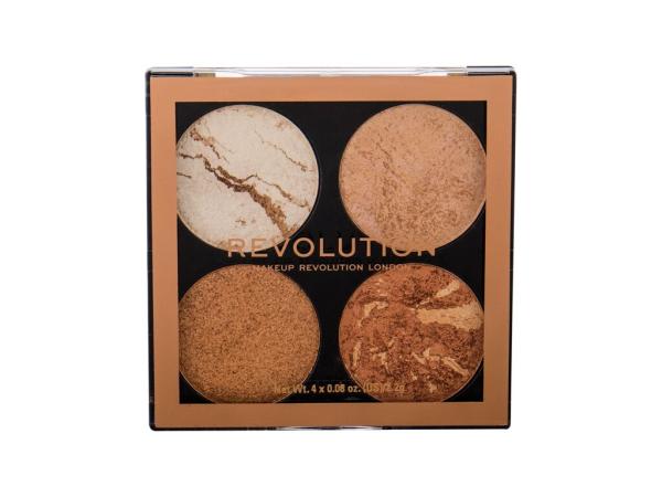 Makeup Revolution Lo Cheek Kit Don´t Hold Back (W) 8,8g, Rozjasňovač