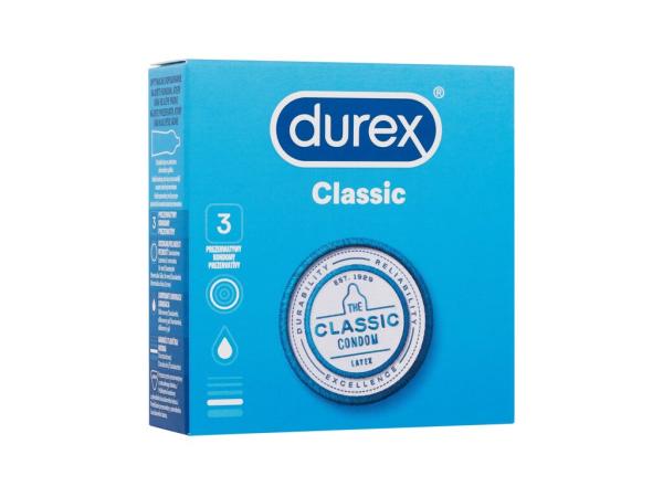 Durex Classic (M) 3ks, Kondómy