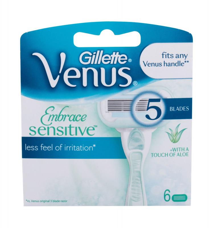 Gillette Embrace Sensitive Venus (W) 6ks, Náhradné ostrie