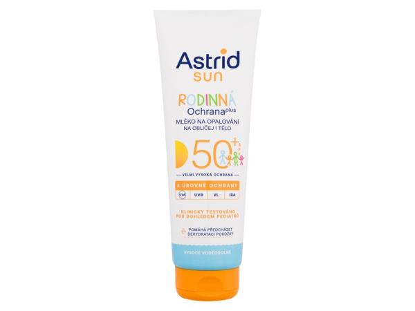 Astrid Sun Family Milk (U) 250ml, Opaľovací prípravok na telo SPF50+