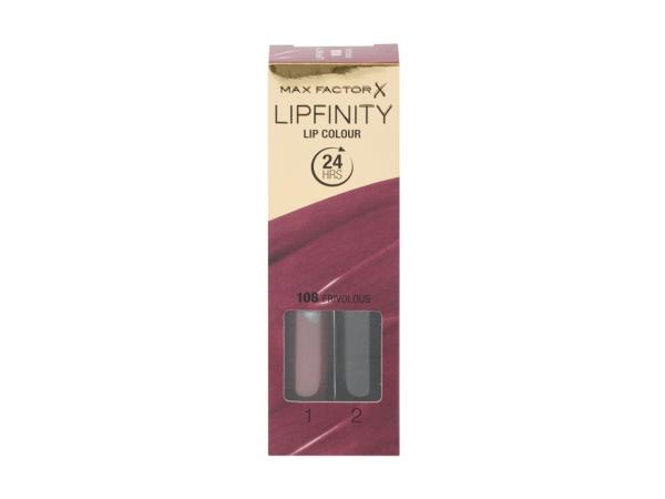 Max Factor Lipfinity 24HRS Lip Colour 108 Frivolous (W) 4,2g, Rúž