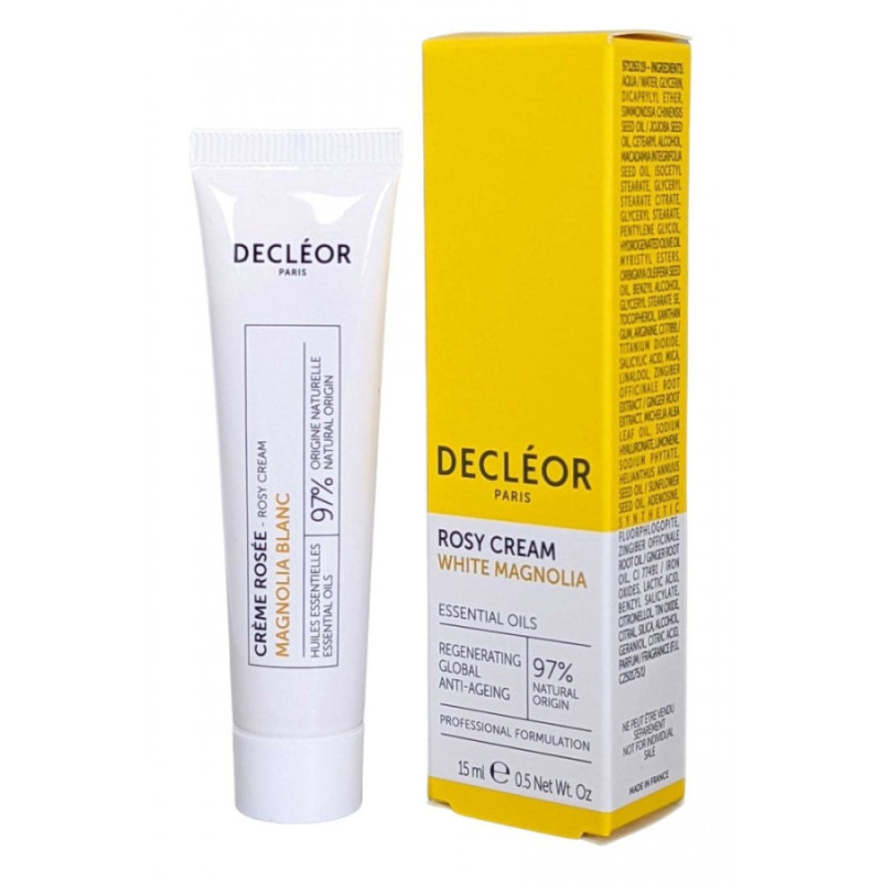 Decleor Rosy Cream White Magnolia (W) 15ml, Denný pleťový krém (Pôvodná cena € 21,-)