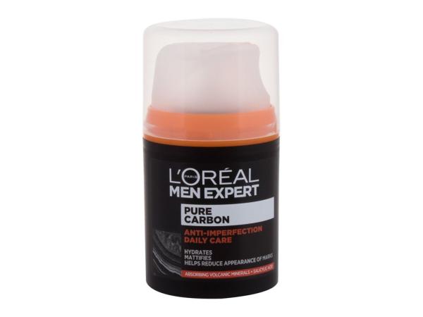 L'Oréal Paris Pure Carbon Anti-Imperfection Men Expert (M)  50ml, Denný pleťový krém