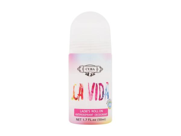 Cuba La Vida Ladie's Roll On (W) 50ml, Antiperspirant