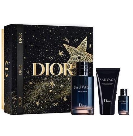 Christian Dior Sauvage EdP 100ml + EdP 10ml + balzam po holení 50ml (M)