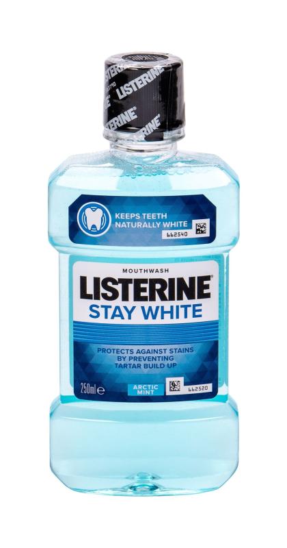 Listerine Stay White Mouthwash (U) 250ml, Ústna voda