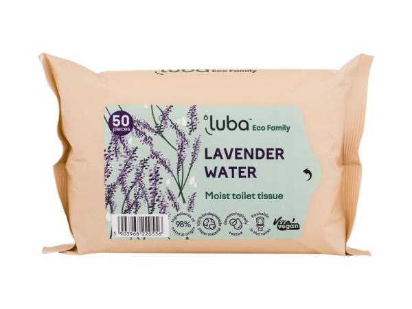 Luba Eco Family Lavender Water (U) 50ks, Vlhčený toaletní papír