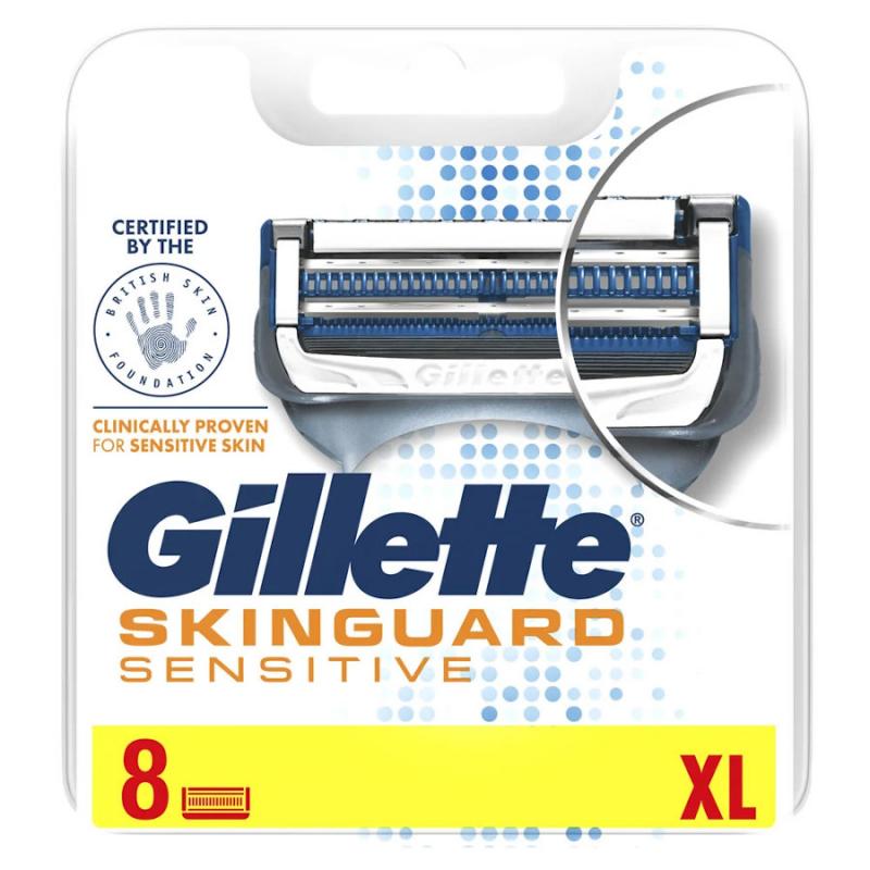 Gillette SkinGuard Sensitive 8ks, Náhradné ostrie