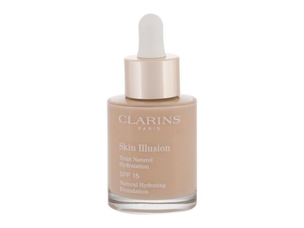 Clarins Skin Illusion Natural Hydrating 105 Nude (W) 30ml, Make-up SPF15