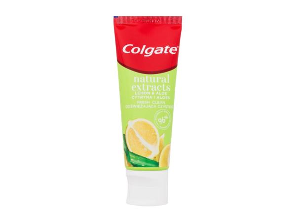 Colgate Natural Extracts Lemon & Aloe (U) 75ml, Zubná pasta