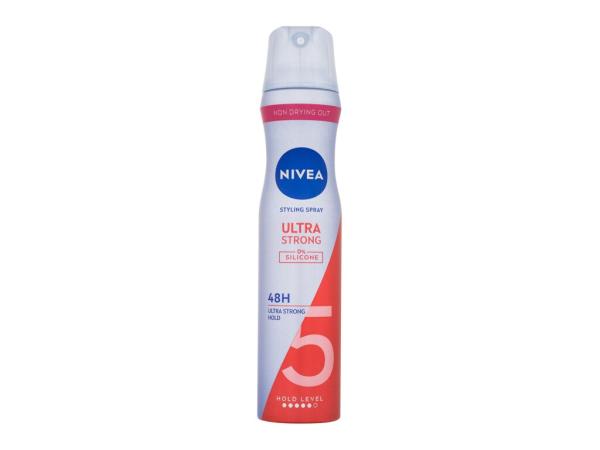 Nivea Ultra Strong Styling Spray (W) 250ml, Lak na vlasy