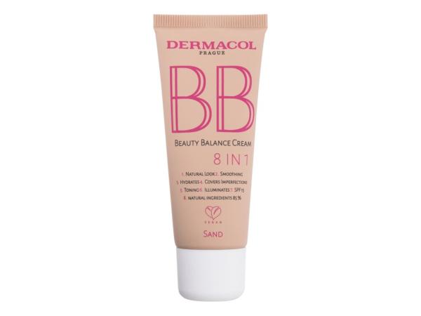 Dermacol BB Beauty Balance Cream 8 IN 1 4 Sand (W) 30ml, BB krém SPF15