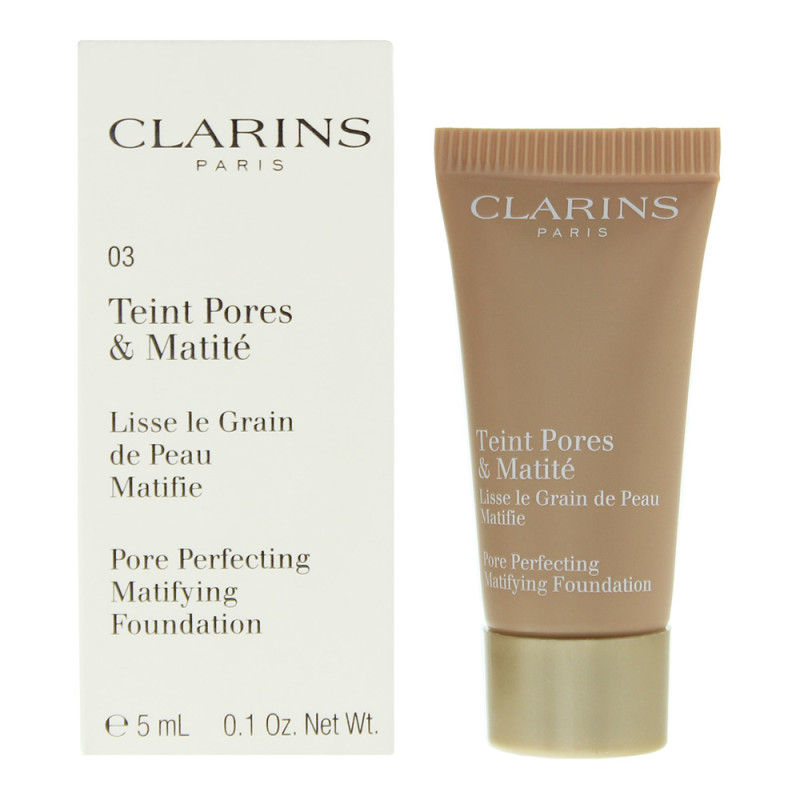 Clarins Pore Perfecting Matifying Foundation 03 Nude Honey 5ml, Make-up
