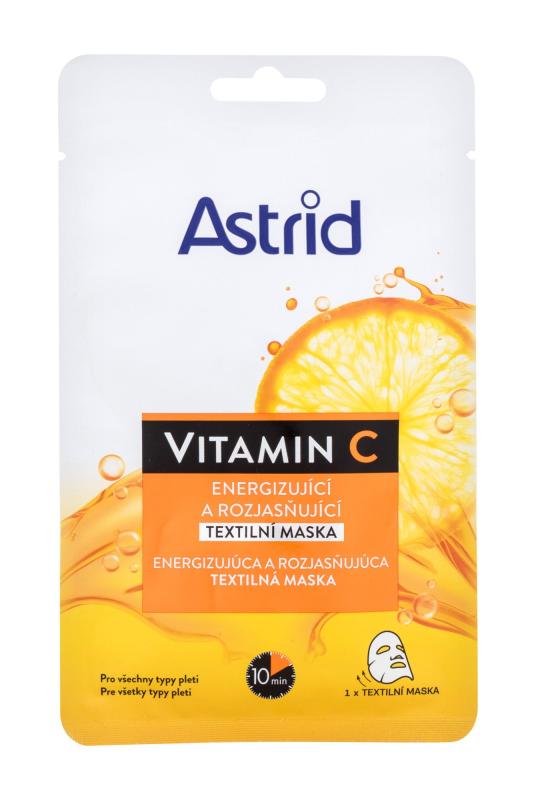 Astrid Tissue Mask Vitamin C (W)  1ks, Pleťová maska