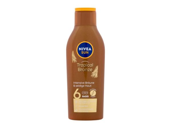 Nivea Sun Tropical Bronze Milk (U) 200ml, Opaľovací prípravok na telo SPF6