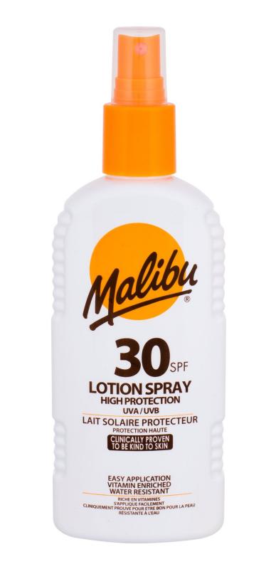 Malibu Lotion Spray (U) 200ml, Opaľovací prípravok na telo SPF30