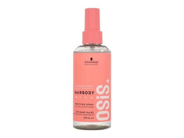 Schwarzkopf Professional Osis+ Hairbody Bodifying Spray (W) 200ml, Objem vlasov