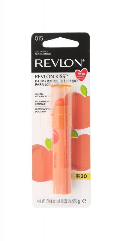 Revlon Kiss 015 Juicy Peach (W) 2,6g, Balzam na pery SPF20