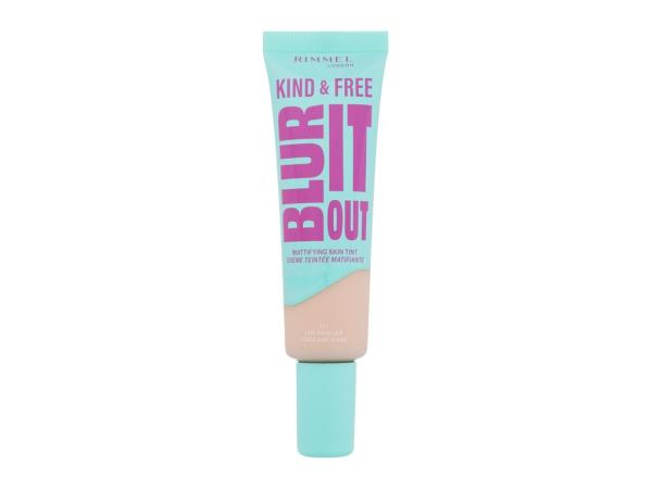 Rimmel London Kind & Free Blur It Out Mattifying Skin Tint 001 Fair Porcelain (W) 30ml, Make-up