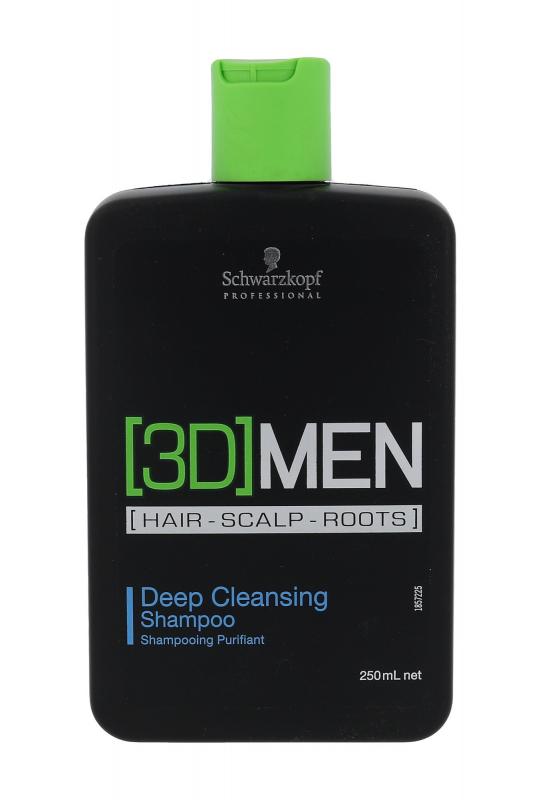 Schwarzkopf Professi Deep Cleansing 3DMEN (M) 250ml, Šampón