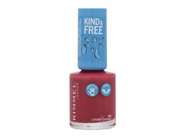 Rimmel London Kind & Free 166 Cherry Chance (W) 8ml, Lak na nechty