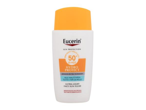 Eucerin Sun Hydro Protect Ultra-Light Face Sun Fluid (W) 50ml, Opaľovací prípravok na tvár SPF50+