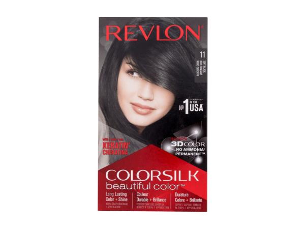 Revlon Colorsilk Beautiful Color 11 Soft Black (W) 59.1 ml, Farba na vlasy