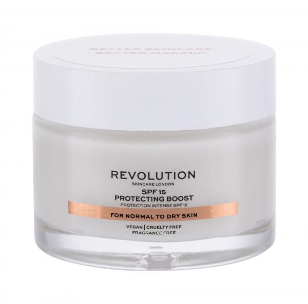 Revolution Skincare Moisture Cream Normal to Dry Skin (W) 50ml, Denný pleťový krém SPF15