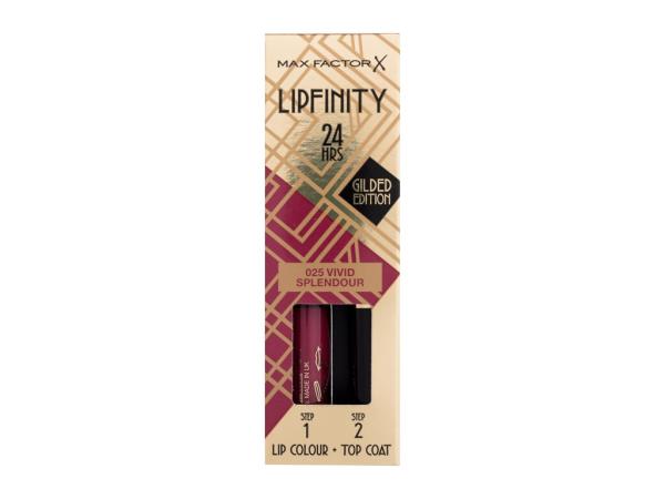 Max Factor Lipfinity 24HRS Lip Colour 025 Vivid Splendour (W) 4,2g, Rúž