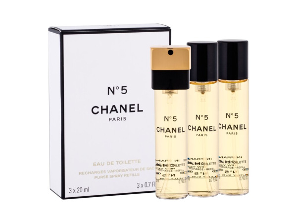 Chanel No.5 (W) 3x20ml, Toaletná voda Náplň